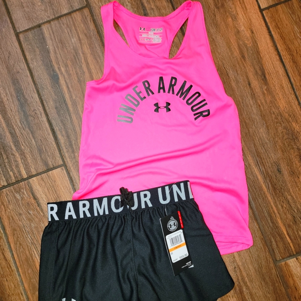 Under Armour tank & shorts